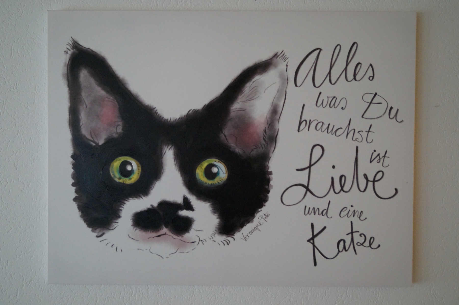 Bild Katze (100x140 cm) - Art.-Nr. 3